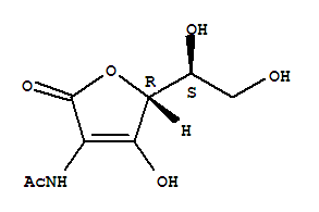 L-ascorbic acid, 2-(acetylamino)-2-deoxy-(9ci) Structure,733700-20-4Structure