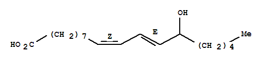 (9Z,11e)-13-hydroxy-9,11-octadecadienoic acid Structure,73804-64-5Structure