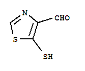 4-Thiazolecarboxaldehyde, 5-mercapto-(9ci) Structure,738619-23-3Structure