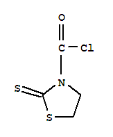 3-Thiazolidinecarbonyl chloride, 2-thioxo-(9ci) Structure,74179-13-8Structure