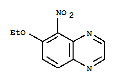 (9ci)-6-乙氧基-5-硝基-喹噁啉結構式_745048-80-0結構式