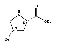 順式-(9ci)-4-甲基-L-脯氨酸乙酯結(jié)構(gòu)式_745769-71-5結(jié)構(gòu)式