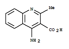 3-Quinolinecarboxylicacid,4-amino-2-methyl-(9ci) Structure,75353-49-0Structure