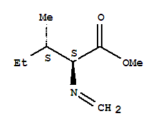 (9ci)-n-亞甲基-,甲酯L-異亮氨酸結(jié)構(gòu)式_755722-18-0結(jié)構(gòu)式