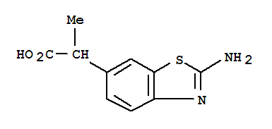 6-Benzothiazoleaceticacid,2-amino-alpha-methyl-(9ci) Structure,76816-30-3Structure