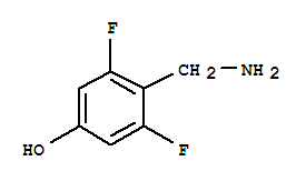 Phenol, 4-(aminomethyl)-3,5-difluoro- (9ci) Structure,771573-21-8Structure