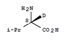 L-纈氨酸-D1結(jié)構(gòu)式_77257-03-5結(jié)構(gòu)式