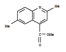 (9ci)-2,6-二甲基-4-喹啉羧酸甲酯結(jié)構(gòu)式_774586-89-9結(jié)構(gòu)式