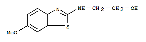 Ethanol ,2-[(6-methoxy-2-benzothiazolyl)amino]-(9ci) Structure,78290-86-5Structure