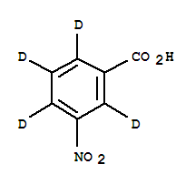 間硝基苯甲酸-D4結(jié)構(gòu)式_78399-78-7結(jié)構(gòu)式