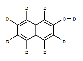 2-羥基萘-D8結構式_78832-61-8結構式