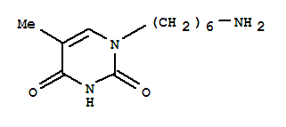 2,4(1H,3h)-pyrimidinedione,1-(6-aminohexyl)-5-methyl-(9ci) Structure,790167-37-2Structure