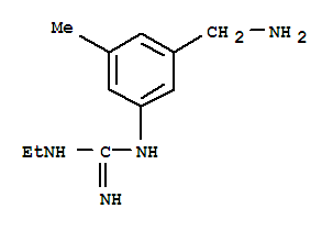 Guanidine, n-[3-(aminomethyl)-5-methylphenyl]-n-ethyl-(9ci) Structure,790637-72-8Structure