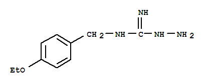 Guanidine, 1-amino-3-(p-ethoxybenzyl)-(8ci) Structure,801181-06-6Structure