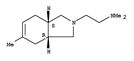 (8ci)-2-[2-(二甲基氨基)乙基]-3a,4,7,7a-四氫-5-甲基-異吲哚啉結(jié)構(gòu)式_802558-98-1結(jié)構(gòu)式