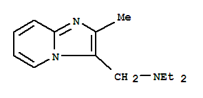 (8ci)-3-[(二乙基氨基)甲基]-2-甲基-咪唑并[1,2-a]吡啶結(jié)構(gòu)式_802842-83-7結(jié)構(gòu)式