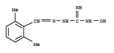 Guanidine, 1-[(2,6-dimethylbenzylidene)amino]-3-hydroxy-(8ci) Structure,802890-06-8Structure