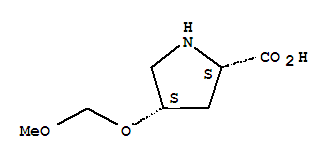 (4s)-(9ci)-4-(甲氧基甲氧基)-L-脯氨酸結構式_810685-23-5結構式