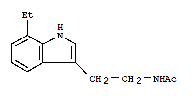 Acetamide,n-[2-(7-ethyl-1h-indol-3-yl)ethyl]-(9ci) Structure,823821-81-4Structure