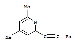 Pyridine,2,4-dimethyl-6-(phenylethynyl)-(9ci) Structure,824389-28-8Structure