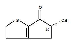 6H-cyclopenta[b]thiophen-6-one,4,5-dihydro-5-hydroxy-,(5r)-(9ci) Structure,827609-16-5Structure