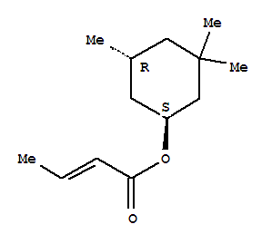 (1R,5s)-3,3,5-trimethylcyclohexyl (2e)-2-butenoate Structure,828912-44-3Structure