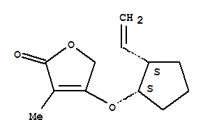 2(5H)-furanone,4-[[(1r,2r)-2-ethenylcyclopentyl]oxy]-3-methyl-,rel-(9ci) Structure,828916-59-2Structure