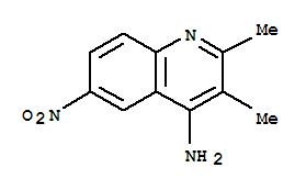 (9CI)-2,3-二甲基-6-硝基-4-喹啉胺結(jié)構(gòu)式_828930-80-9結(jié)構(gòu)式