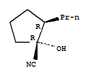 Cyclopentanecarbonitrile,1-hydroxy-2-propyl-,(1r,2r)-(9ci) Structure,834885-68-6Structure