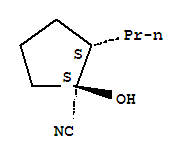 Cyclopentanecarbonitrile,1-hydroxy-2-propyl-,(1s,2s)-(9ci) Structure,834885-78-8Structure