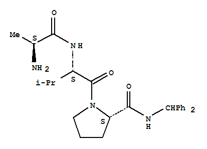 L-丙氨酰-L-纈氨酰-N-(二苯基甲基)-L-脯氨酰胺結(jié)構(gòu)式_847256-33-1結(jié)構(gòu)式