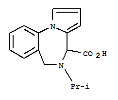 5-Isopropyl-5,6-dihydro-4h-pyrrolo[1,2-a][1,4]benzodiazepine-4-carboxylicacid Structure,849924-95-4Structure