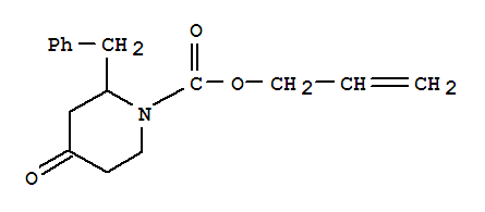 1-Alloc-2-benzyl-piperidin-4-one Structure,849928-33-2Structure