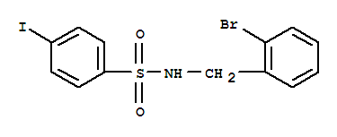 N-(2-bromo-benzyl)-4-iodo-benzenesulfonamide Structure,850349-14-3Structure