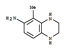 1,2,3,4-四氫-5-甲基-6-喹噁啉胺結(jié)構(gòu)式_850560-39-3結(jié)構(gòu)式