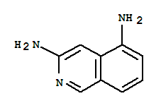 3,5-異喹啉二胺結(jié)構(gòu)式_852241-18-0結(jié)構(gòu)式