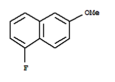 Naphthalene,1-fluoro-6-methoxy-(9ci) Structure,853192-64-0Structure