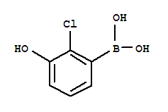 Boronic acid,(2-chloro-3-hydroxyphenyl)-(9ci) Structure,854778-29-3Structure