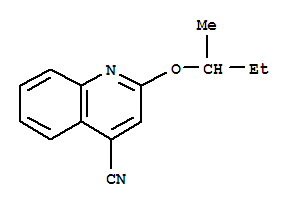 2-Sec-butoxy-4-quinolinecarbonitrile Structure,855165-26-3Structure