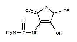 1-(4-Hydroxy-5-methyl-2-oxo-2,5-dihydro-3-furanyl)urea Structure,855457-64-6Structure