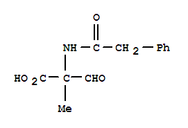 2-Methyl-3-oxo-2-[(phenylacetyl)amino]propanoic acid Structure,855701-59-6Structure