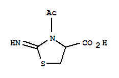 4-Thiazolidinecarboxylic acid,3-acetyl-2-imino- Structure,857959-37-6Structure