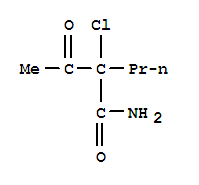 (5ci)-2-乙?；?2-氯戊酰胺結(jié)構(gòu)式_857976-30-8結(jié)構(gòu)式