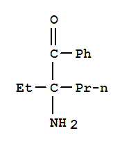 1-Pentanone,2-amino-2-ethyl-1-phenyl- Structure,858184-47-1Structure