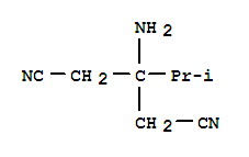 Glutaronitrile,3-amino-3-isopropyl-(5ci) Structure,858252-08-1Structure