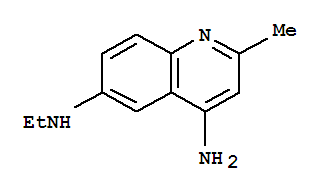 Quinaldine,4-amino-6-ethylamino- Structure,858451-60-2Structure