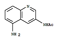 Quinoline, 3-acetamido-5-amino- (5ci) Structure,858466-85-0Structure