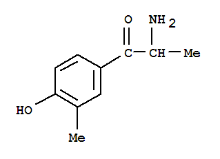 1-Propanone,2-amino-1-(4-hydroxy-3-methylphenyl)- Structure,858711-59-8Structure