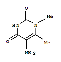 (1CI)-5-氨基-1,6-二甲基尿嘧啶結(jié)構(gòu)式_860573-95-1結(jié)構(gòu)式