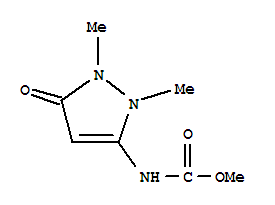 Methyl (1,2-dimethyl-5-oxo-2,5-dihydro-1h-pyrazol-3-yl)carbamate Structure,861022-29-9Structure